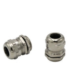 Metal anti-groove cable entry + nut - sizes to choose from